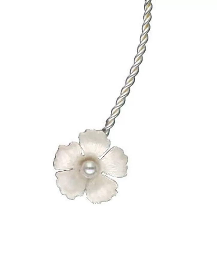 Shop Majorica Adjustable Silver Santorini Bianco Bridal Choker With Nacre Flowers